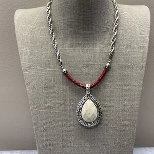 Roxanne Assoulin The Super Size Happy Cord Necklace with charm